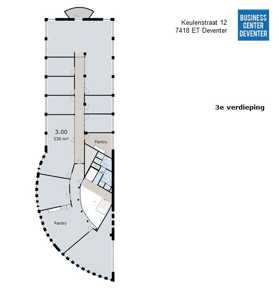 3e verdieping